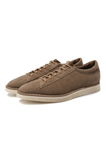 Замшевые дерби Santoni
