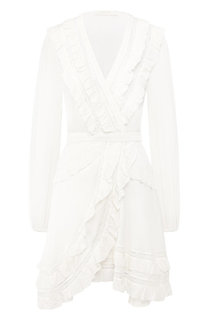 Платье с поясом Zimmermann