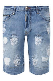 Джинсовые шорты Philipp Plein