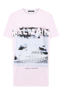 Хлопковая футболка Balmain