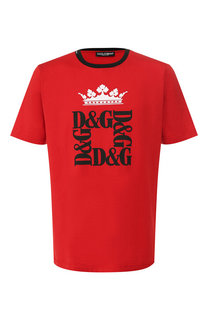 Хлопковая футболка Dolce & Gabbana