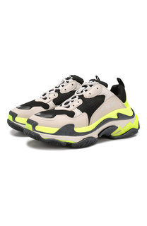 Комбинированные кроссовки Triple S Balenciaga