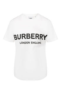Хлопковая футболка Burberry