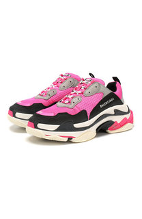 Комбинированные кроссовки Triple S Balenciaga