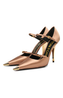 Текстильные туфли Mary Jane Tom Ford
