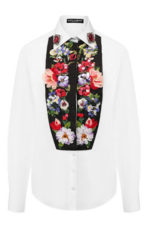 Хлопковая рубашка Dolce & Gabbana