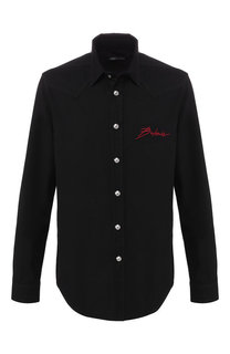 Хлопковая рубашка Balmain