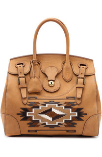 Сумка Soft Ricky 33 с аппликацией Ralph Lauren