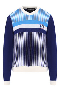 Шерстяной пуловер Giorgio Armani