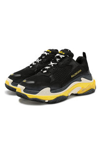 Комбинированные кроссовки Triple S Balenciaga