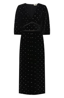 Бархатное платье Fendi