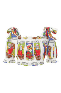 Хлопковый топ Dolce & Gabbana