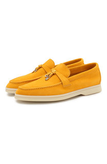 Замшевые лоферы Summer Charms Walk Loro Piana