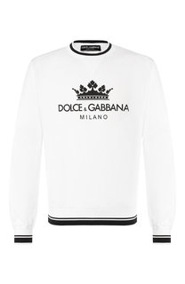 Хлопковый свитшот Dolce & Gabbana