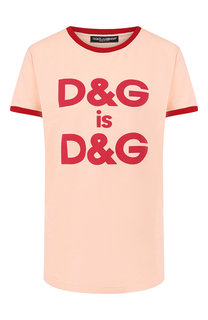 Хлопковая футболка Dolce & Gabbana