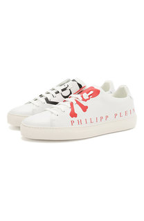 Кожаные кеды Philipp Plein