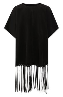 Кожаный топ REDVALENTINO