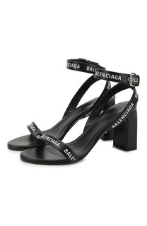 Кожаные босоножки Round Balenciaga