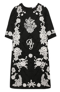 Платье с вышивкой Dolce & Gabbana