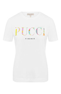 Хлопковая футболка Emilio Pucci