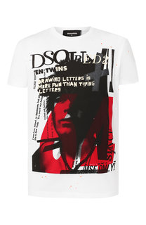 Хлопковая футболка Dsquared2