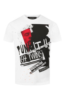 Хлопковая футболка Dsquared2