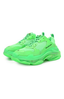 Комбинированные кроссовки Triple S Balenciaga