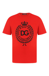 Хлопковая футболка Dolce & Gabbana