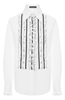 Хлопковая рубашка Dolce & Gabbana