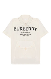 Хлопковая рубашка Burberry