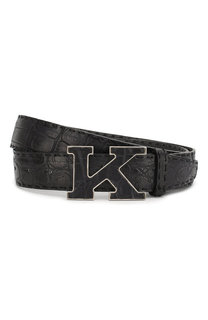 Ремень из кожи крокодила Kiton