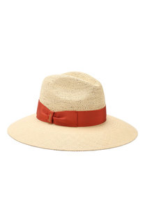 Соломенная шляпа с лентой Borsalino