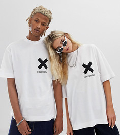 Белая футболка с логотипом COLLUSION Unisex - Белый