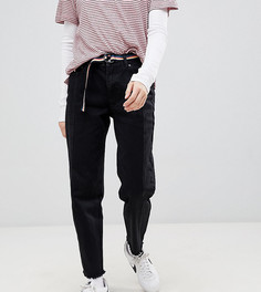 Черные джинсы в винтажном стиле 2 оттенков с необработанными краями Pull&Bear - Мульти