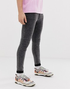 Черные супероблегающие джинсы Cheap Monday - Черный