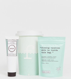 Подарочный набор Frank Body Coffee Cup Coco Loco - Кокосовый скраб и бальзам для тела - Бесцветный