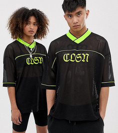 Сетчатая футболка COLLUSION Unisex - Черный