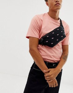 Черная сумка-кошелек с вышитыми дольками арбуза ASOS DESIGN - Черный