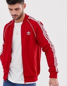 Красная спортивная куртка adidas Originals Superstar - Красный