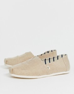 Парусиновые эспадрильи TOMS - Кремовый