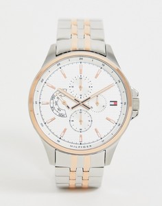Наручные часы из разноцветного металла 44 мм Tommy Hilfiger 1791617 - Серебряный