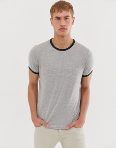 Футболка с кантом Brave Soul - Серый