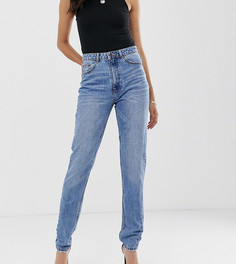 Выбеленные джинсы в винтажном стиле с завышенной талией Vero Moda Tall - Синий