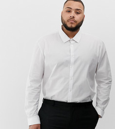 Белая рубашка River Island Big and Tall - Красный