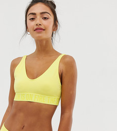 Желтый бикини-топ Weekday Resort Capsule - Желтый