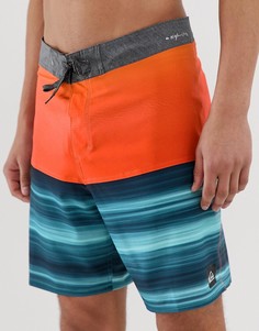 Оранжевые шорты Quiksilver Highline Hold Down 18 - Оранжевый