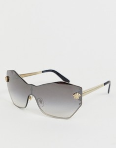 Массивные солнцезащитные очки Versace 0VE2182 - Серебряный