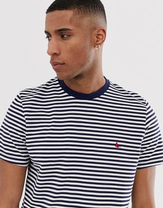 Темно-синяя футболка в полоску Jack Wills Russford - Темно-синий