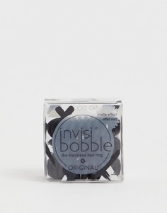 Черные резинки для волос с матовым эффектом invisibobble ORIGINAL - Черный