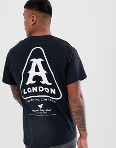 Oversize-футболка с принтом на спине A London - Kitemark - Черный